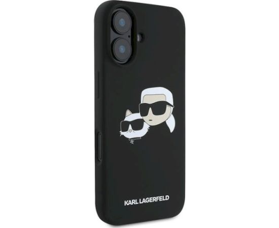 Karl Lagerfeld KLHMP16MSKCHPPLK Aizsargapvalks priekš iPhone 16 Plus 6.7" / melns Neoriģinālie Maciņi