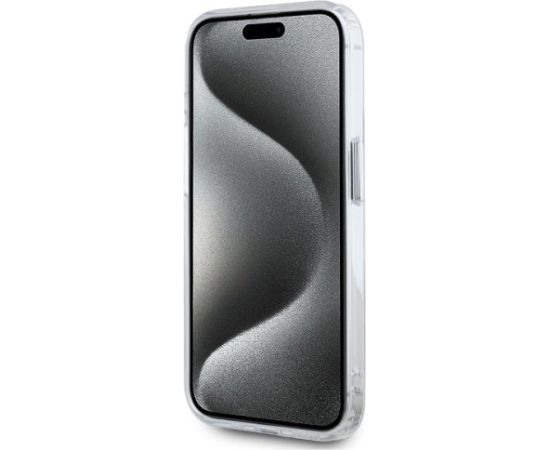 Karl Lagerfeld KLHMP15LHLSCHH Aizsargapvalks priekš iPhone 15 Pro 6.1" / balts Neoriģinālie Maciņi