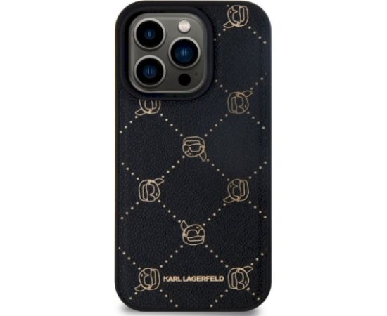 Karl Lagerfeld KLHMP15LPGKHPHK Magsafe Karl Head Aizsargapvalks priekš iPhone 15 Pro 6.1" / melns Neoriģinālie Maciņi