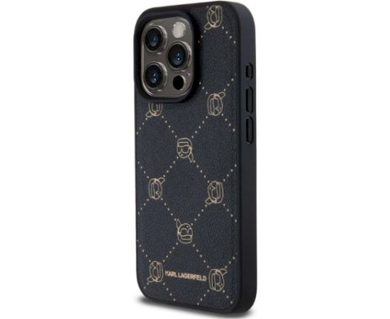 Karl Lagerfeld KLHMP15LPGKHPHK Magsafe Karl Head Aizsargapvalks priekš iPhone 15 Pro 6.1" / melns Neoriģinālie Maciņi