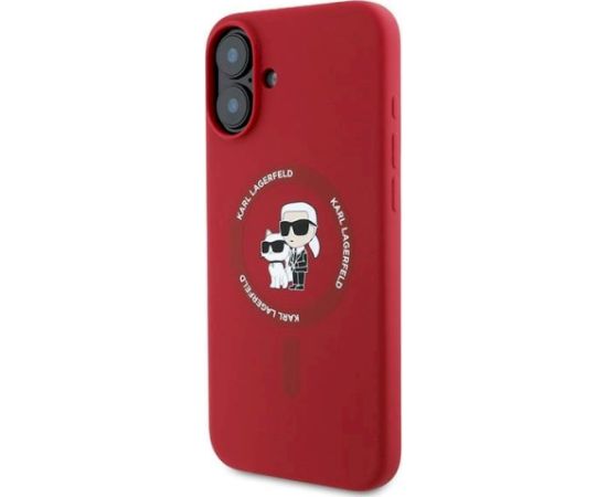Karl Lagerfeld KLHMP16MSCMKCRHR Aizsargapvalks priekš iPhone 16 Plus 6.7" / sarkans Neoriģinālie Maciņi