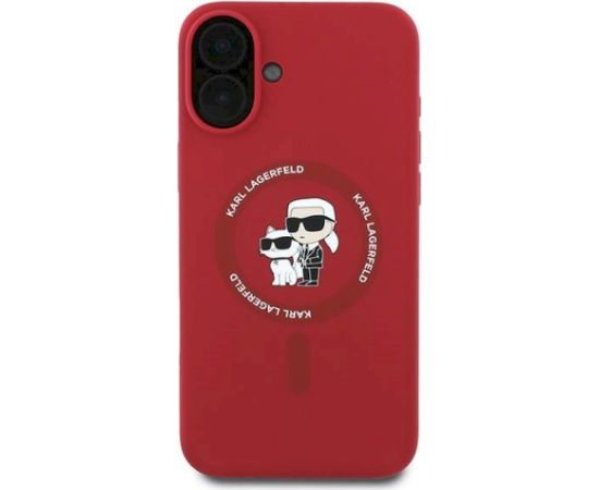 Karl Lagerfeld KLHMP16MSCMKCRHR Aizsargapvalks priekš iPhone 16 Plus 6.7" / sarkans Neoriģinālie Maciņi