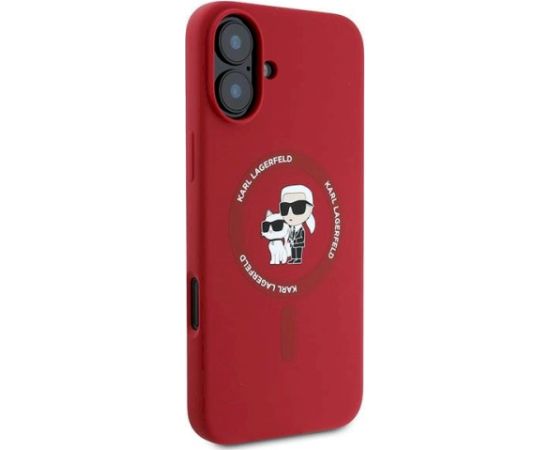 Karl Lagerfeld KLHMP16MSCMKCRHR Aizsargapvalks priekš iPhone 16 Plus 6.7" / sarkans Neoriģinālie Maciņi