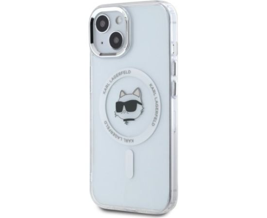 Karl Lagerfeld KLHMP15MHLSCHH Aizsargapvalks priekš iPhone 15 Plus 6.7" / balts Neoriģinālie Maciņi