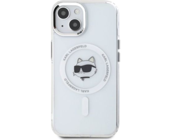 Karl Lagerfeld KLHMP15MHLSCHH Aizsargapvalks priekš iPhone 15 Plus 6.7" / balts Neoriģinālie Maciņi
