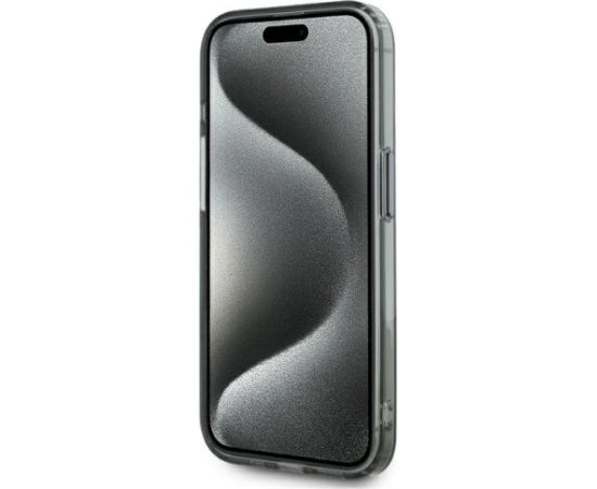 Karl Lagerfeld KLHMP15XHLSKCK IML Metal Karl&Choupette Aizsargapvalks priekš iPhone 15 Pro Max 6.7" / melns Neoriģinālie Maciņi