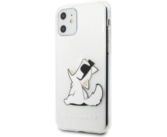 Karl Lagerfeld KLHCN61CFNRC Choupette Fun Aizsargapvalks priekš iPhone 11 6,1"/XR / caurspīdīgs Neoriģinālie Maciņi