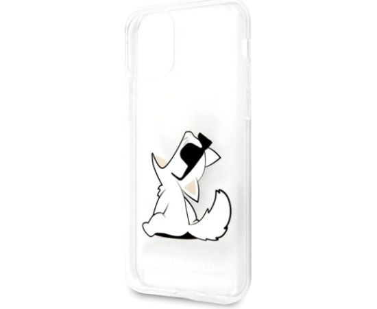 Karl Lagerfeld KLHCN61CFNRC Choupette Fun Aizsargapvalks priekš iPhone 11 6,1"/XR / caurspīdīgs Neoriģinālie Maciņi