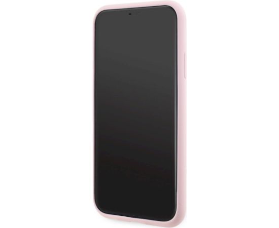 Karl Lagerfeld Silicone Karl&Choupette MagSafe Case Aizsargapvalks priekš iPhone 11 / rozā Neoriģinālie Maciņi