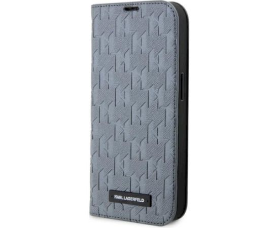 Karl Lagerfeld KLBKP14LSAKLHPG Aizsargapvalks priekš iPhone 14 Pro 6.1" / sudraba Neoriģinālie Maciņi
