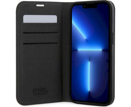 Karl Lagerfeld KLBKP14LSAKLHPG Aizsargapvalks priekš iPhone 14 Pro 6.1" / sudraba Neoriģinālie Maciņi