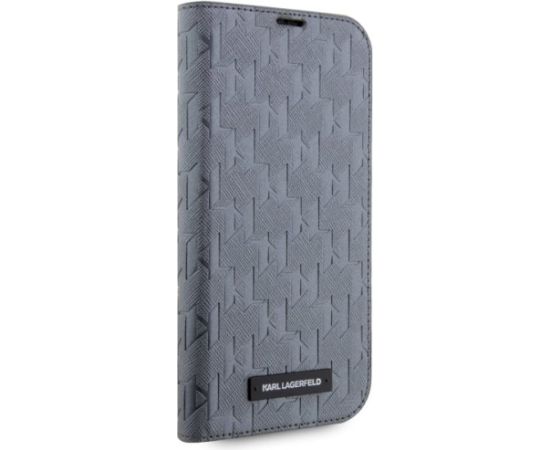 Karl Lagerfeld KLBKP14LSAKLHPG Aizsargapvalks priekš iPhone 14 Pro 6.1" / sudraba Neoriģinālie Maciņi