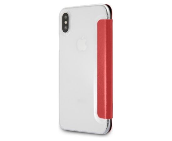 Karl Lagerfeld KLFLBKPXKSCORE Karl Space Cosmonaut Planšetdatoru maciņš priekš iPhone X/XS / sarkans Neoriģinālie Maciņi