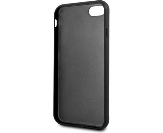 Karl Lagerfeld KLHCI8DLKSRE Hard Case Signature Glitter Aizsargapvalks priekš iPhone 7/8/SE 2020 / SE 2022 / sarkans Neoriģinālie Maciņi
