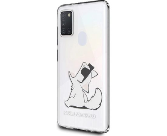 Karl Lagerfeld KLHCM21CFNRC M21 M215 Aizsargapvalks priekš Choupette Fun / caurspīdīgs Neoriģinālie Maciņi
