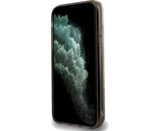 Karl Lagerfeld KLHCN61LKCNSK Liquid Glitter Choupette Aizsargapvalks priekš iPhone 11/Xr 6.1" / caurspīdīgs Neoriģinālie Maciņi
