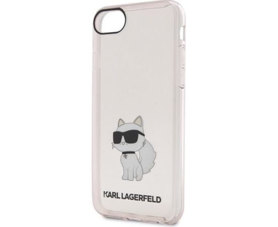 Karl Lagerfeld KLHCI8HNCHTCP Ikonik Choupette Aizsargapvalks priekš iPhone 7/8/SE 2020 / SE 2022 / rozā Neoriģinālie Maciņi