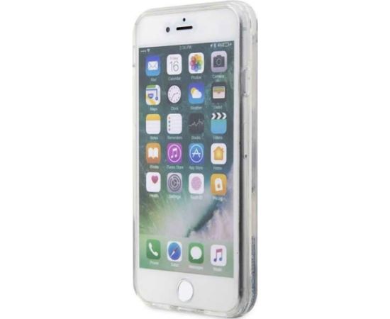 Karl Lagerfeld KLHCI8LNCHCS Hardcase Glitter Choupette H Aizsargapvalks priekš iPhone 7/8/SE 2020 / SE 2022 / sudraba Neoriģinālie Maciņi