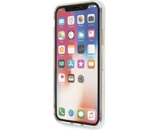 Karl Lagerfeld KLHCI65CKTR Aizsargapvalks priekš iPhone Xs Max / caurspīdīgs Neoriģinālie Maciņi