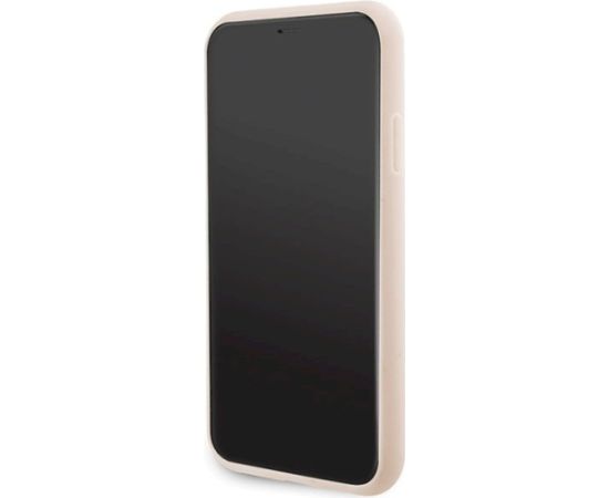 Karl Lagerfeld KLHCN61PQKPMP Aizsargapvalks priekš iPhone 11 / Xr 6.1" / rozā Quilted K Pattern Neoriģinālie Maciņi