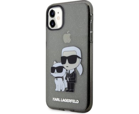 Karl Lagerfeld KLHCN61HNKCTGK Aizsargapvalks priekš iPhone 11/XR 6,1" / melns Neoriģinālie Maciņi