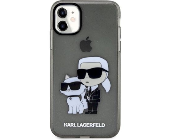 Karl Lagerfeld KLHCN61HNKCTGK Aizsargapvalks priekš iPhone 11/XR 6,1" / melns Neoriģinālie Maciņi