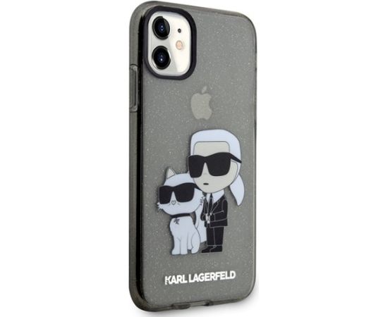 Karl Lagerfeld KLHCN61HNKCTGK Aizsargapvalks priekš iPhone 11/XR 6,1" / melns Neoriģinālie Maciņi