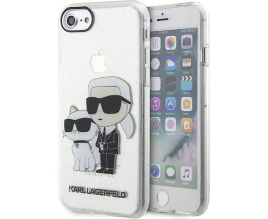 Karl Lagerfeld KLHCI8HNKCTGT Aizsargapvalks priekš iPhone 7/8/SE 2020 / SE 2022 / caurspīdīgs Neoriģinālie Maciņi