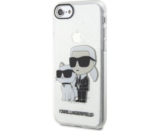Karl Lagerfeld KLHCI8HNKCTGT Aizsargapvalks priekš iPhone 7/8/SE 2020 / SE 2022 / caurspīdīgs Neoriģinālie Maciņi
