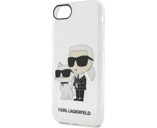 Karl Lagerfeld KLHCI8HNKCTGT Aizsargapvalks priekš iPhone 7/8/SE 2020 / SE 2022 / caurspīdīgs Neoriģinālie Maciņi