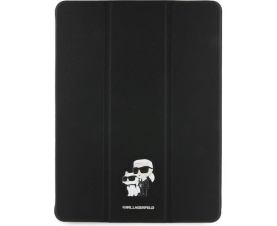 Karl Lagerfeld KLFC13RM24SAKCK Book Cover Чехол для планшета iPad Air 13" 2024 Saffiano Magnetic Karl & Choupette / чёрный Сумки, чехлы для планшетников