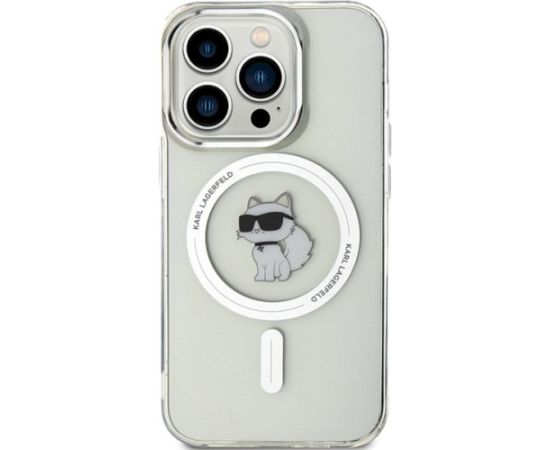 Karl Lagerfeld KLHMP13XHFCCNOT Aizsargapvalks priekš iPhone 13 Pro Max 6.7" transparent hardcase IML Choupette MagSafe Neoriģinālie Maciņi