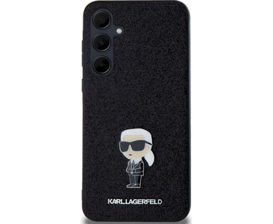 Karl Lagerfeld KLHCSA35GKNPSK A35 A356 Aizsargapvalks priekš Fixed Glitter Ikonik Logo Metal Pin / melns Neoriģinālie Maciņi
