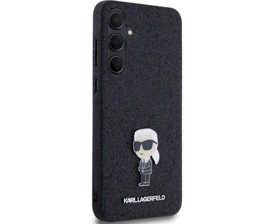 Karl Lagerfeld KLHCSA35GKNPSK A35 A356 Aizsargapvalks priekš Fixed Glitter Ikonik Logo Metal Pin / melns Neoriģinālie Maciņi
