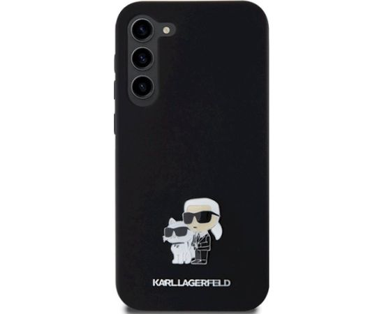 Karl Lagerfeld KLHCS23MSMHKCNPK Aizsargapvalks priekš Samsung Galaxy S23+ / melns Neoriģinālie Maciņi
