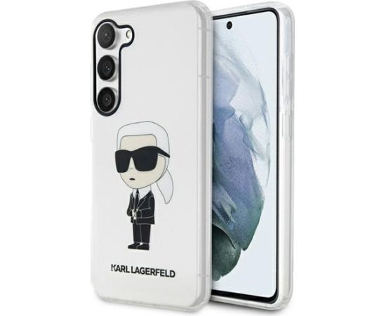 Karl Lagerfeld KLHCS23SHNIKTCT S23 S911 Ikonik Aizsargapvalks / caurspīdīgs Neoriģinālie Maciņi