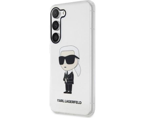 Karl Lagerfeld KLHCS23SHNIKTCT S23 S911 Ikonik Aizsargapvalks / caurspīdīgs Neoriģinālie Maciņi