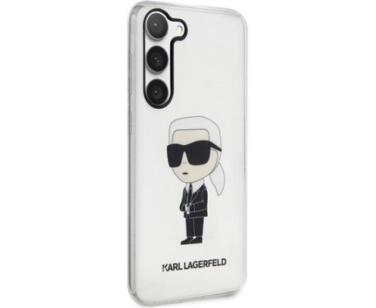 Karl Lagerfeld KLHCS23SHNIKTCT S23 S911 Ikonik Aizsargapvalks / caurspīdīgs Neoriģinālie Maciņi
