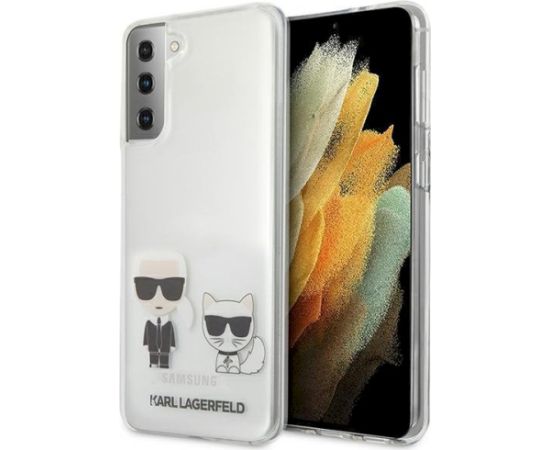 Karl Lagerfeld KLHCS21MCKTR Hardcase Aizsargapvalks priekš Samsung Galaxy S21+ G996 / caurspīdīgs Neoriģinālie Maciņi