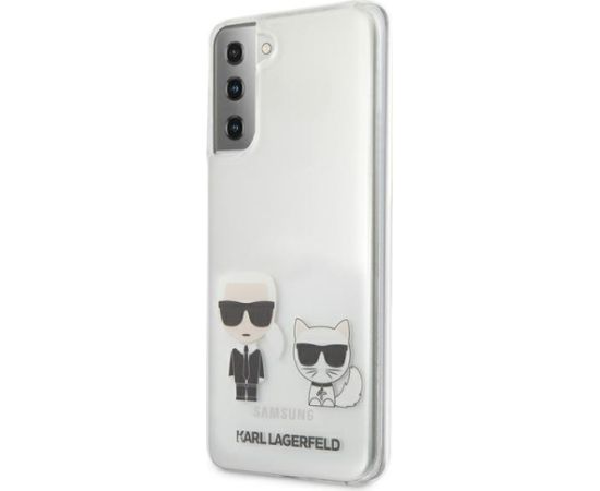 Karl Lagerfeld KLHCS21MCKTR Hardcase Aizsargapvalks priekš Samsung Galaxy S21+ G996 / caurspīdīgs Neoriģinālie Maciņi