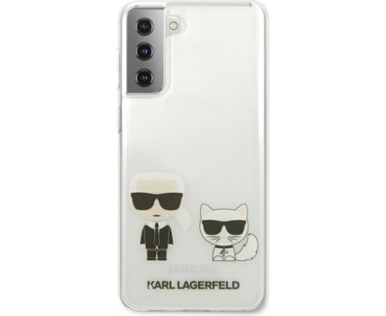 Karl Lagerfeld KLHCS21MCKTR Hardcase Aizsargapvalks priekš Samsung Galaxy S21+ G996 / caurspīdīgs Neoriģinālie Maciņi
