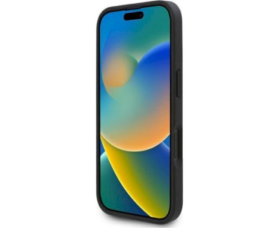 Karl Lagerfeld KLHCP16SPGKHPRPK Hardcase Monogram Aizsargapvalks priekš iPhone 16 6.1" / melns Neoriģinālie Maciņi