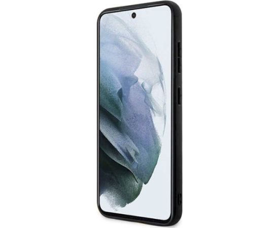 Karl Lagerfeld KLHCS23MSAKLHPK S23+ S916 Aizsargapvalks priekš Saffiano Mono Metal Logo / melns Neoriģinālie Maciņi