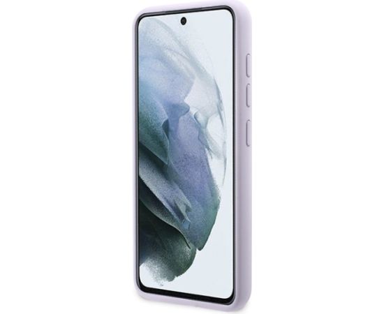 Karl Lagerfeld KLHCS23MSNIKBCU S23+ S916 hardcase Silicone Ikonik Aizsargapvalks priekš Samsung Galaxy S23+ / violets Neoriģinālie Maciņi