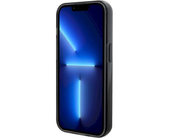 Karl Lagerfeld KLHMP13XHMRSKCK Ring Stand Hardcase Aizsargapvalks priekš iPhone 13 Pro Max 6.7" / melns Neoriģinālie Maciņi