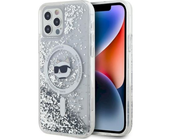 Karl Lagerfeld KLHMP12MLGCHSGH Aizsargapvalks priekš iPhone 12/12 Pro 6.1" / caurspīdīgs Neoriģinālie Maciņi