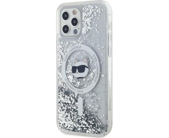 Karl Lagerfeld KLHMP12MLGCHSGH Aizsargapvalks priekš iPhone 12/12 Pro 6.1" / caurspīdīgs Neoriģinālie Maciņi