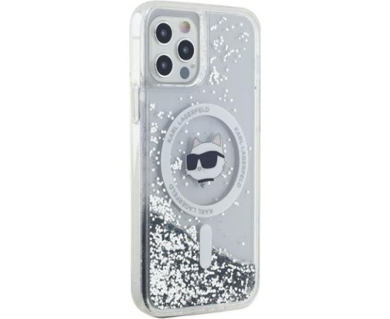 Karl Lagerfeld KLHMP12MLGCHSGH Aizsargapvalks priekš iPhone 12/12 Pro 6.1" / caurspīdīgs Neoriģinālie Maciņi