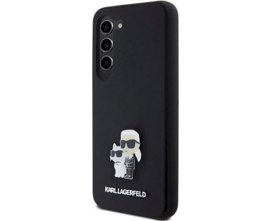 Karl Lagerfeld KLHCS24SSMHKCNPK Aizsargapvalks priekš Samsung Galaxy S24 / melns Neoriģinālie Maciņi
