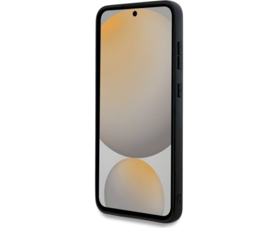 Karl Lagerfeld KLHCS24FEPGKLKCPK Hardcase Monogram Karl & Choupette Head Pin Aizsargapvalks priekš Samsung Galaxy S24 FE S721 / melns Neoriģinālie Maciņi